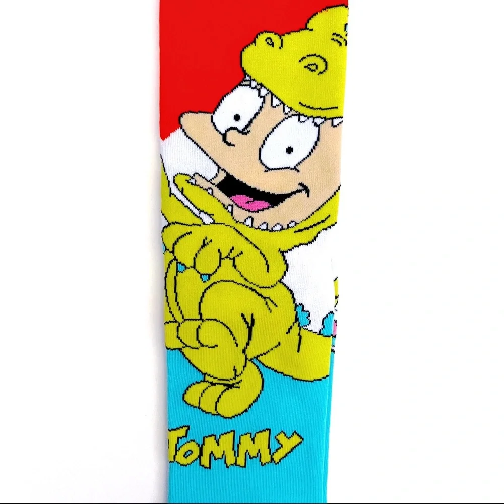 Odd Sox Rugrats Crew Socks Mens Womens Tommy Chuckie Reptar Nickelodeon 90s Gift